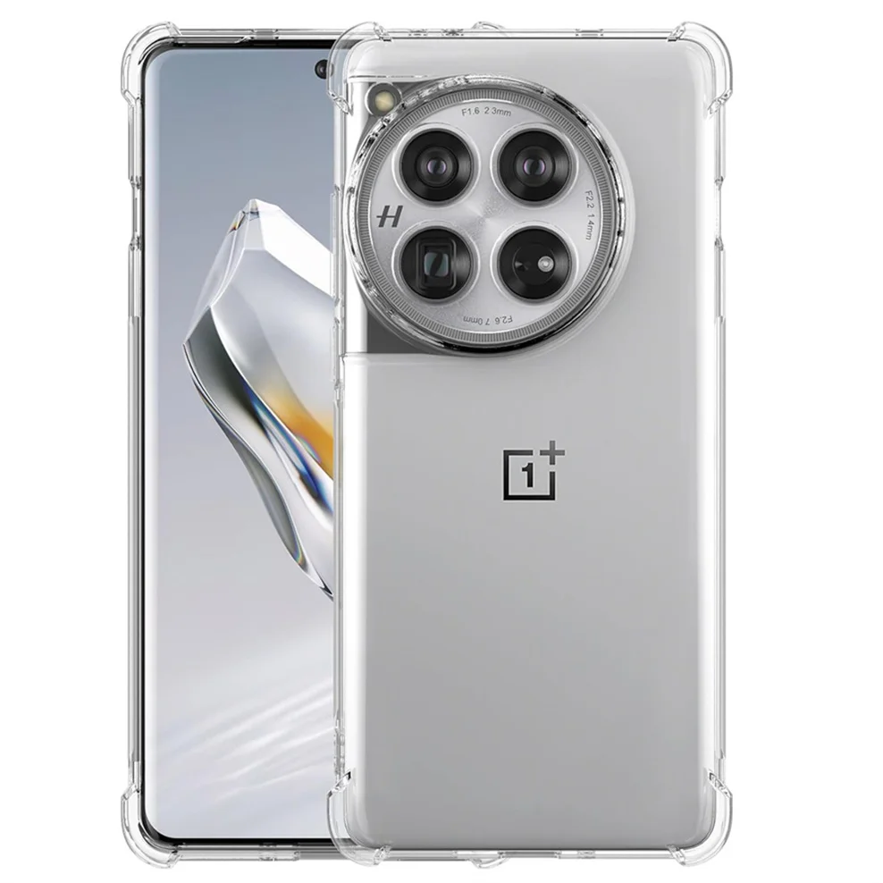 Clear Case for OnePlus 12 5G Soft Shockproof Silicone Phone Cases One Plus 12 OnePlus 12 Cover One Plus 12 Case