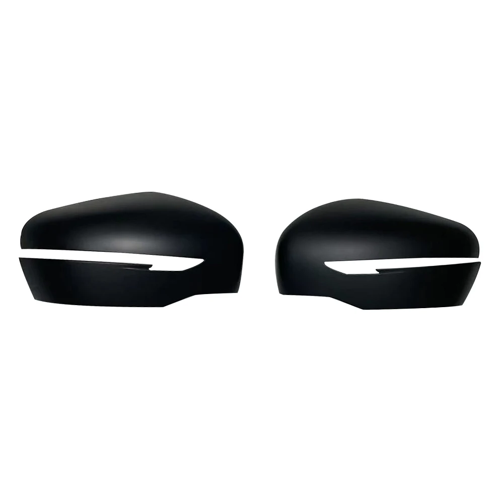 

Vehicle Upgrade Color Black Wing Mirror Covers Matt Black Covers Enhanced Visibility Fade Resistant High Universality Fitment