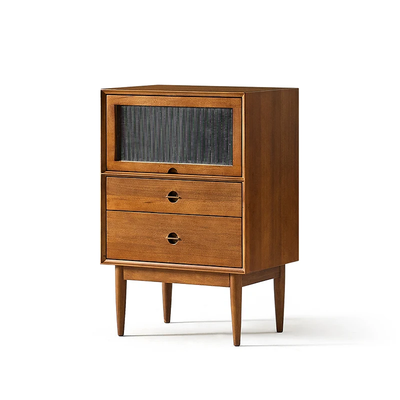 

Retro TV cabinet Side Medieval solid wood storage Storage chest cabinet