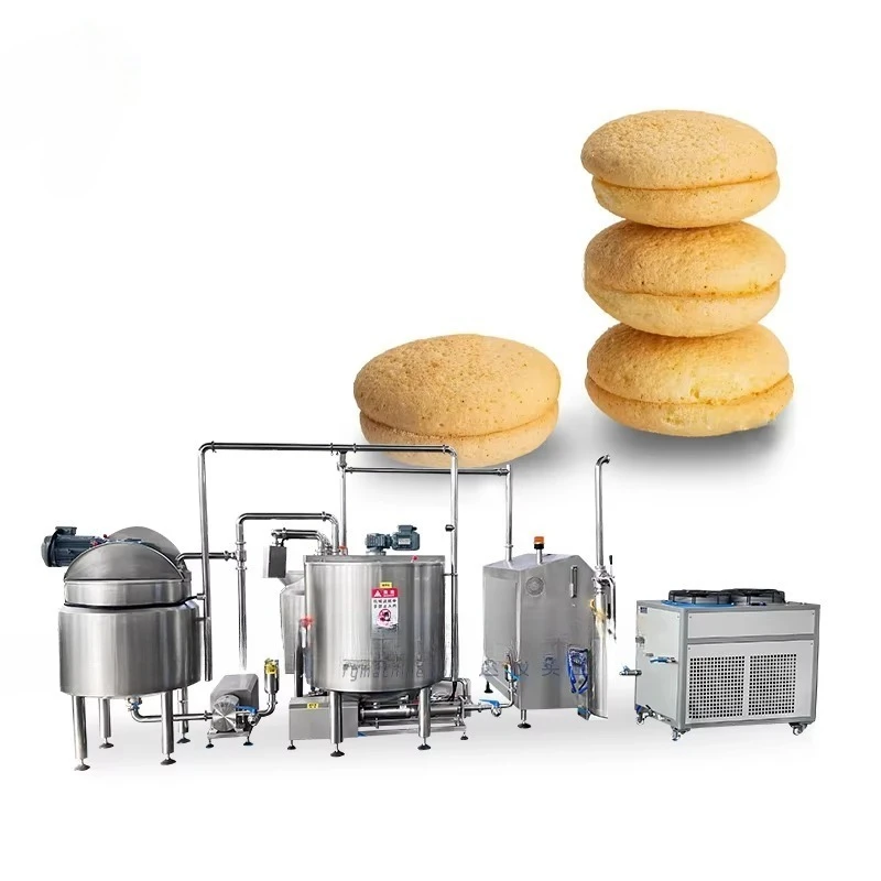 Fully automatic cupcake production line cake making machine ex-factory price