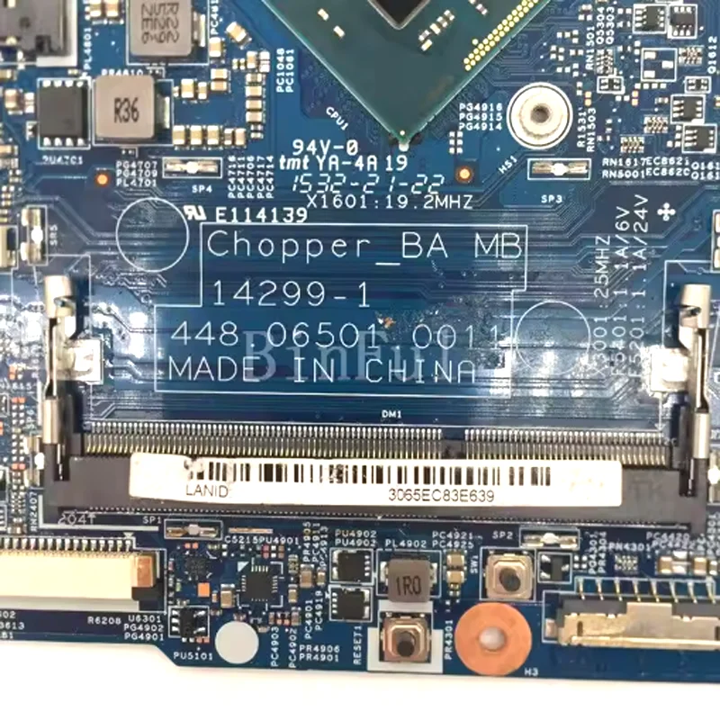 Carte mère 14299-1 pour ordinateur portable Acer Aspire R3-131T 448.06501.0011, avec processeur SR29H N3050, 100% entièrement testé, fonctionne bien