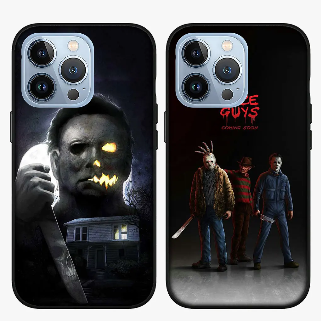 Halloween Curse Of Michael Myers Soft Phone Cover for Apple iPhone 16 15 14 13 12 11 Pro Max 6 6S Plus + SE 16+ 14+ Case