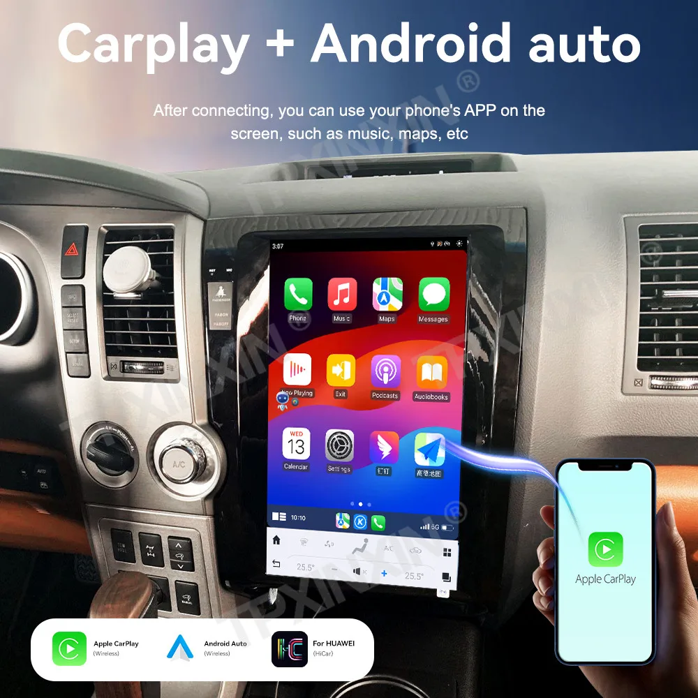 

For Toyota Tundra 2007-2011 Android Car Radio Multimedia Video Player Wireless Carplay Autoradio Stereo GPS Navigation Head Unit