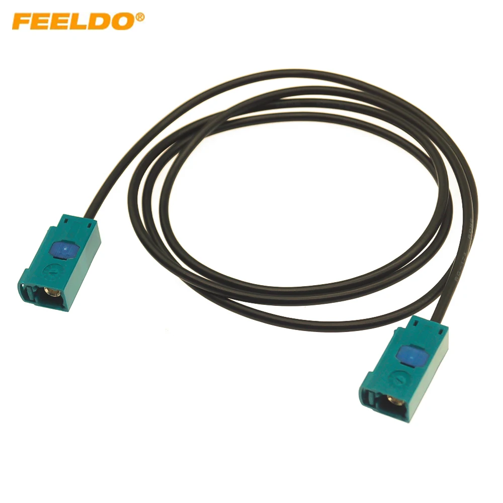 FEELDO Single Male Fakra To Male Fakra Antenna Extension Cable For Car Stereo Head Unit With Optional Length