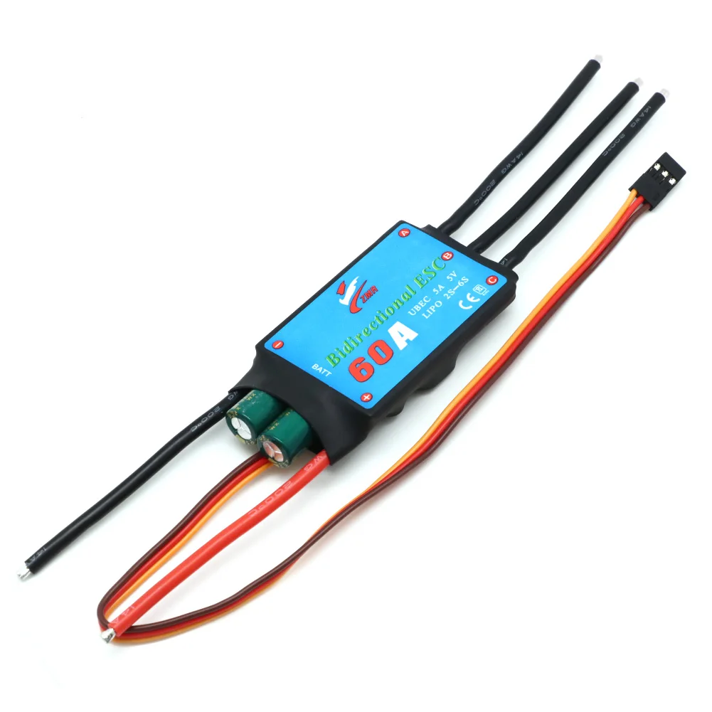 4 pz/lotto ZMR 12A 20A 30A 40A 50A 60A 80A ESC senza spazzole bidirezionale per RC Boat Rc Car pneumatica elica subacquea