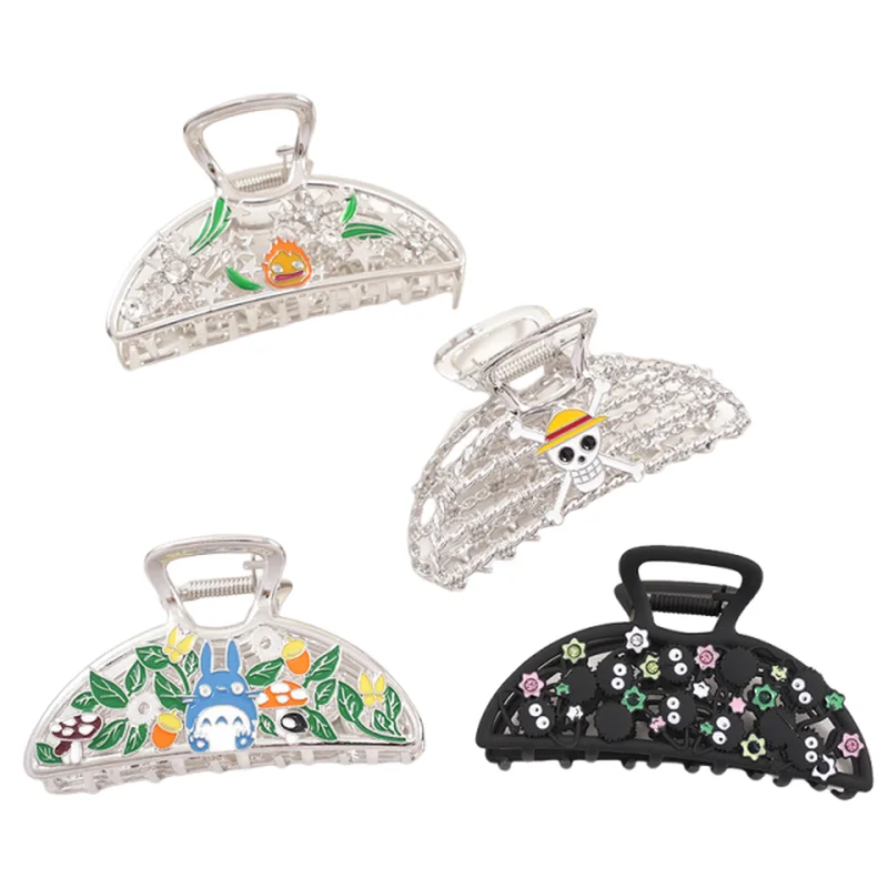 

New Premium Anime Clipper Hair Clipper Ponytail Holder featuring Characters Catbus Kasukabe and Shark Design