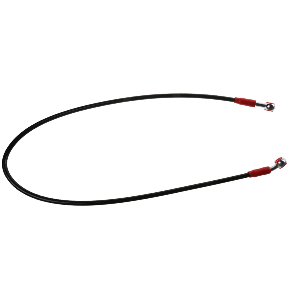 90cm rcycle rbike Scooter Braided Brake Oil Hose Line 1cm Dia. Black