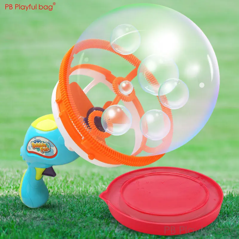 Bubble in Bubble Electric Bubble Machine New Kid Automatic Magic Bubble gun Outdoor Boys cool toys regali di compleanno per ragazza AC101