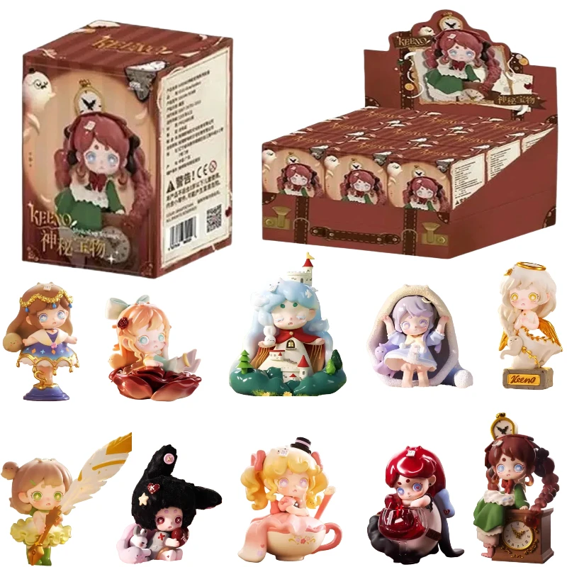 

Подлинная Ghost Keeno 2, поколение, загадочное сокровище, слепая коробка, игровая кукла Tide, милый дисплей, подарок, орнамент, модель, подарок на Рождество/день рождения