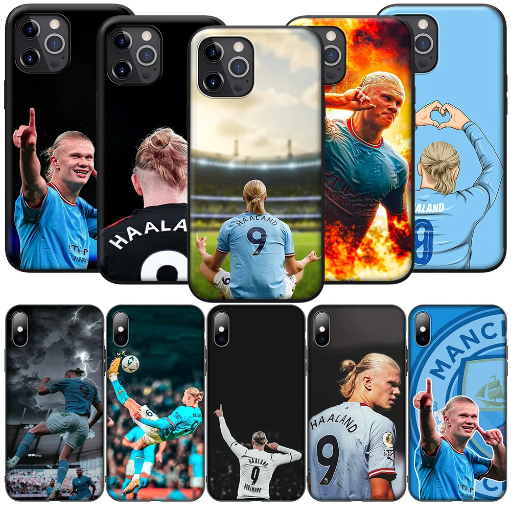 Phone Cover for Samsung Galaxy A15 S10E S9 S8 S7 Note 20 10 9 8 Plus Lite New Case Y-39 Football-H-Haland-Star