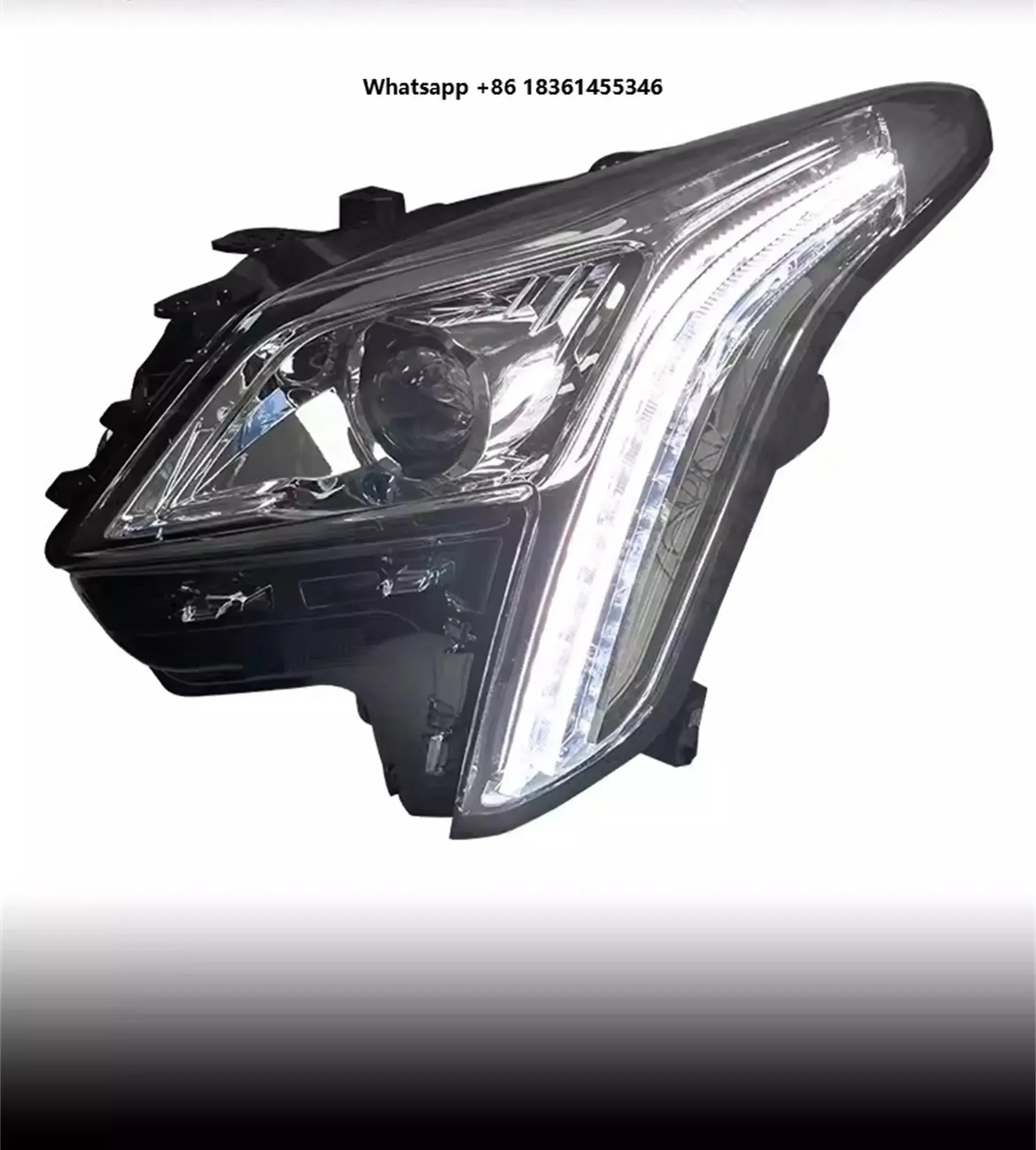 For  XTS 18-19 Daytime Running Light DRL Head lamp Low High Beam Turn signal Front Headlight