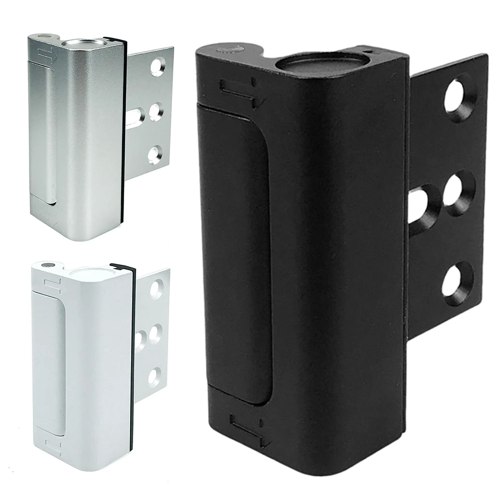 Home Door Lock Withstand 800 Lbs Reinforcement Door Lock Aluminum Alloy Metal Door Locks Latch for Inward Swinging Door