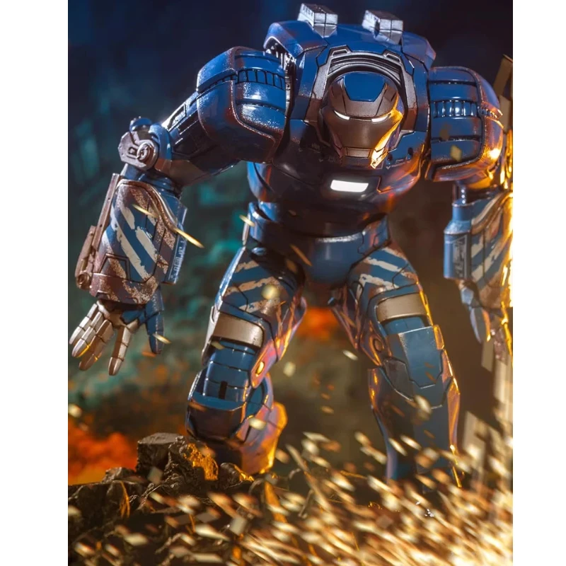 Marvel 1/12 Ultra Lega CS Iron Man 3 MK38 Igo Metallo Luminoso Action Figure Da Collezione Giocattolo Modello Avengers Endgame Iron Man