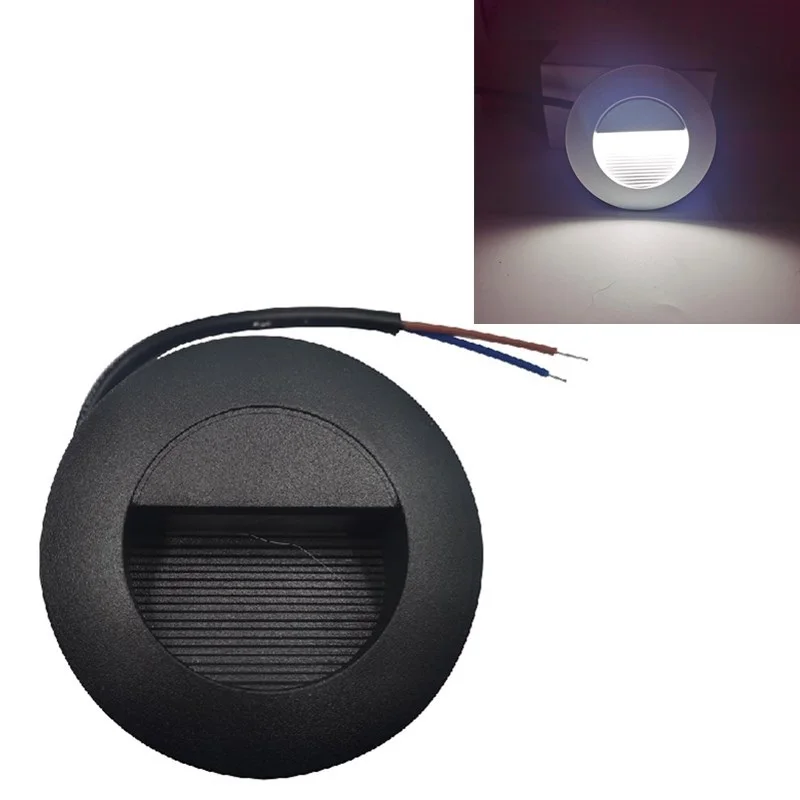 Outdoor Sensor indoor LED Step Light 15LEDS Waterproof Stair Light Wall Embedded Underground Light Deck Footlights 85-265V IP65