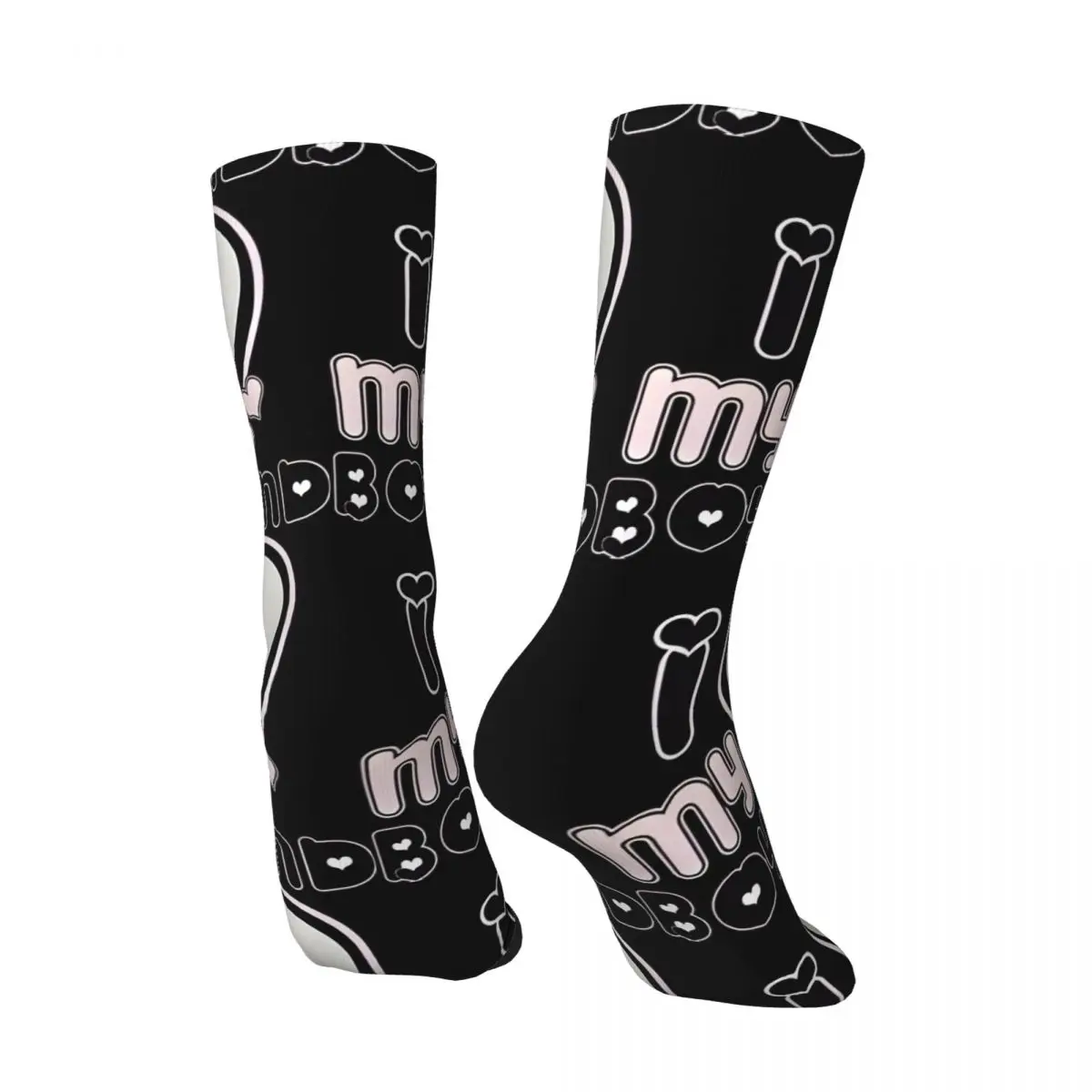 Happy Funny Men\'s compression Socks Amazing Vintage Harajuku Bang Chan Hip Hop Novelty Casual Crew Crazy Sock Gift Printed