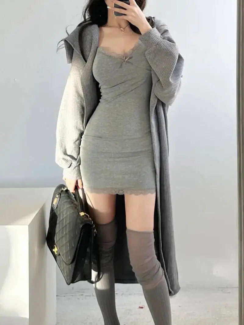 الرغبة النقية مثير فستان بحزام ضيق أنيق المرأة أسفل الدانتيل زهرة التخسيس الخصر فستان قصير الحلو النساء بلايز 2K80