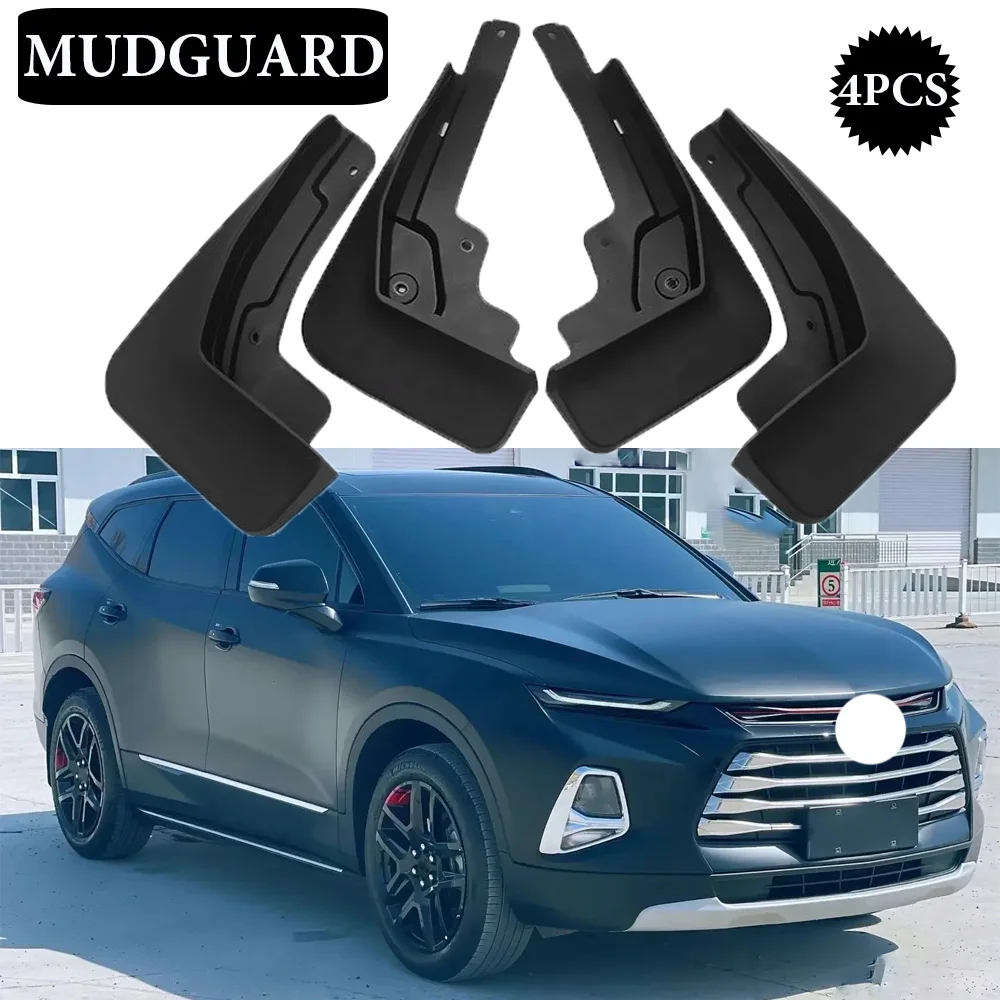 

New upgrade For Chevrolet blazer 2019 2020 2021 Car Mudguard Anti-splash Anti-Fouling Front&Rear Fender Car Accessories 4pcs