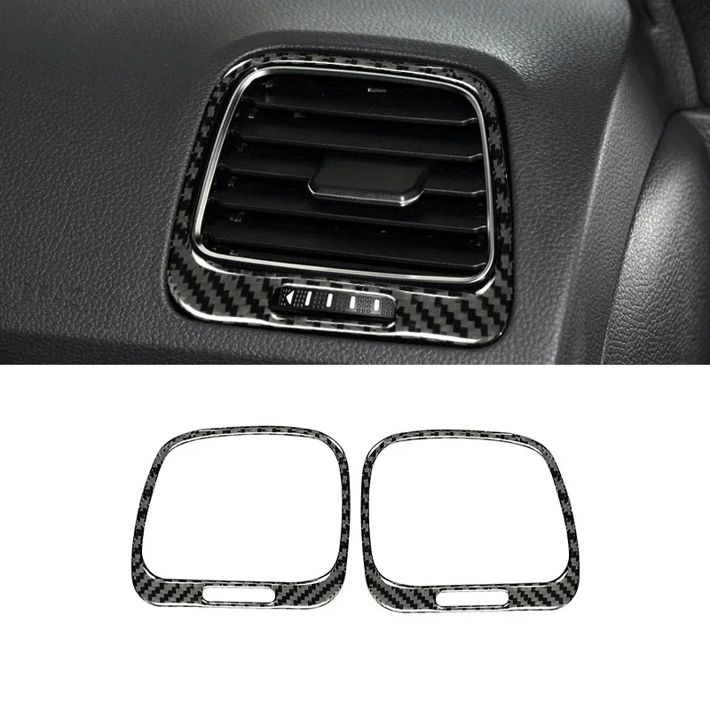 

For 2009-2016 Volkswagen Scirocco Carbon Fiber Interior Modification Air Conditioning Outlet Decorative Frame Stickers Car Play