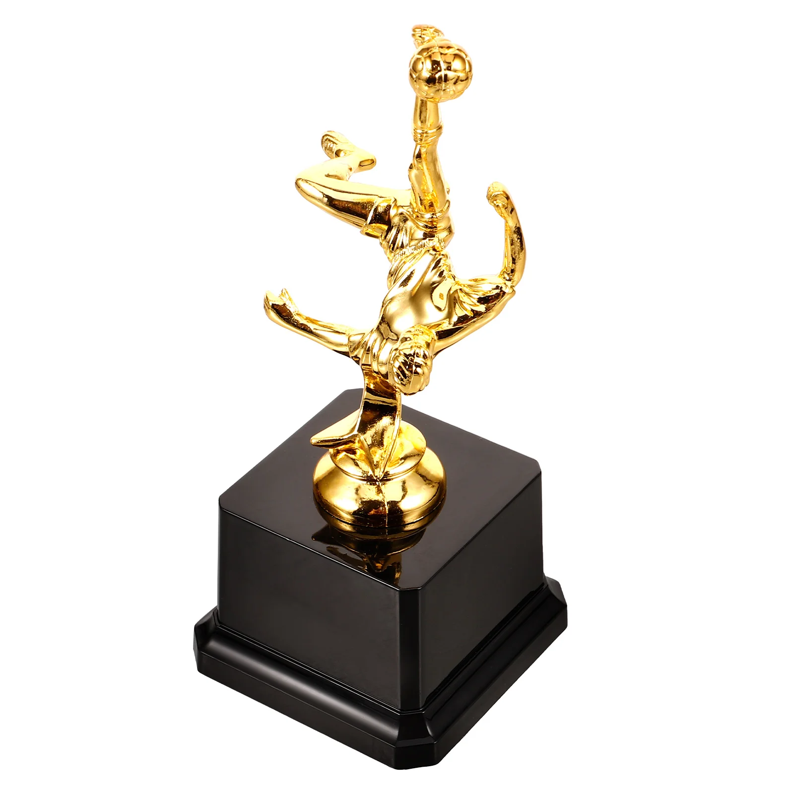 Delicate Athlete Trophy Soccer Athlete Trophy Ornament Plastic Football Match Trophy Athlete small trophy cup