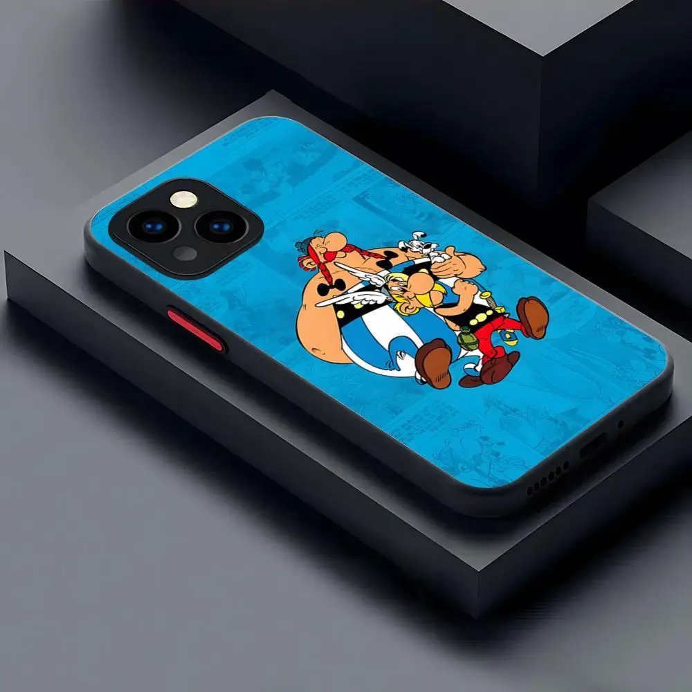 Asterix O-Obelix Game Phone Case Matte Transparent For 16 15 IPhone 12 11 13 Pro Max X XR XS 8 SE Mini Plus Back Cover