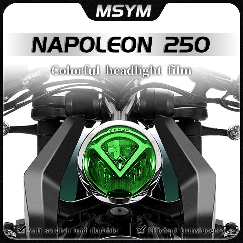 

Motorcycle Headlights taillights film instrument protection stickers accessories For Banda NAPOLEON 250 Napoleon 250 2024
