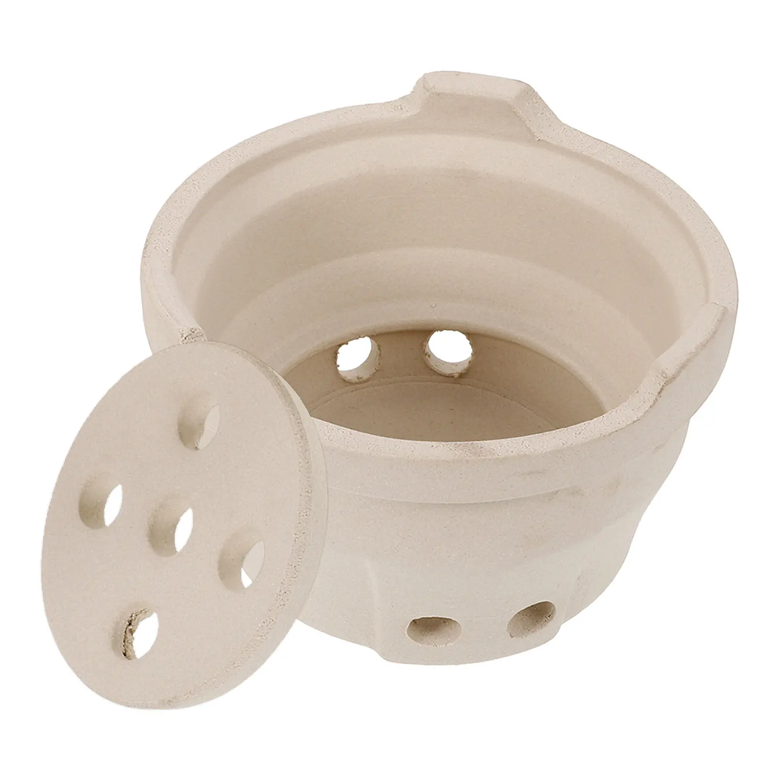 

Compact Pottery Charcoal Stove for Camping Outdoor Cooking Lightweight Grill Tool Portable Barbecue Stove for Picnic Soup and