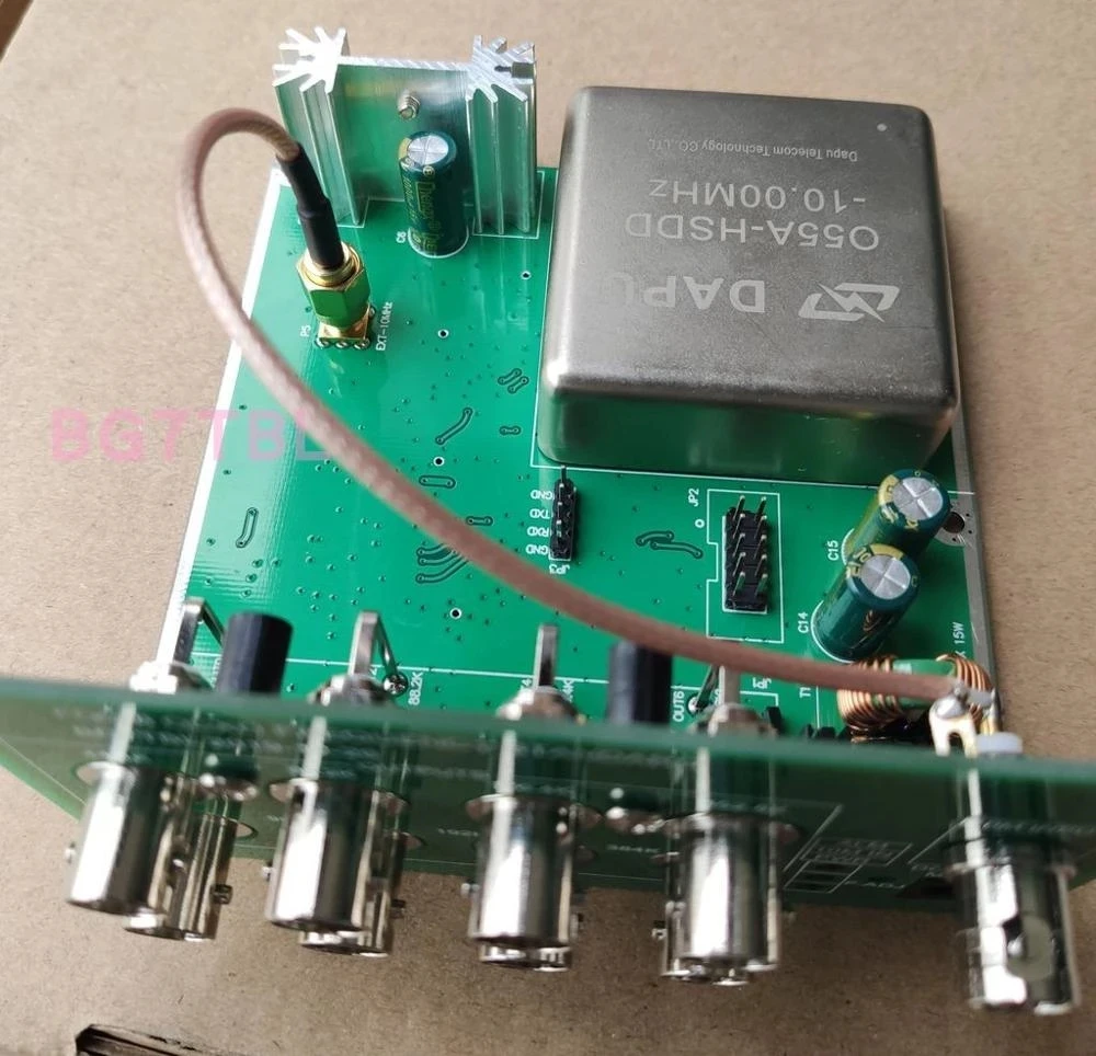 Free shipping Bg7tbl 44.1K 48K Frequency Standard Word Clock with OCXO Support external RB Clock Input + Power Adapter