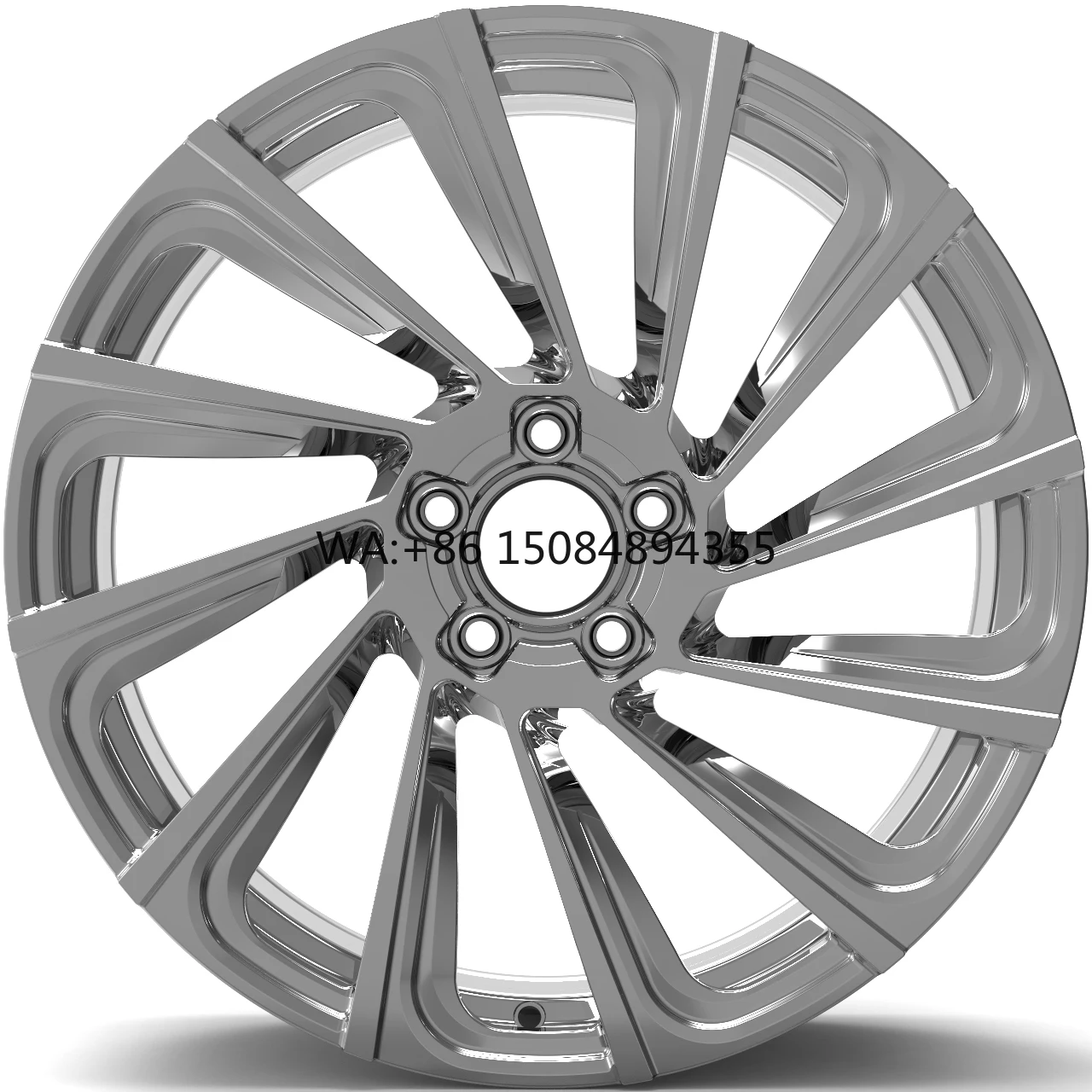 

Car Alloy Wheels 17/18/19 Inch Forged Five Spoke Gold New Rims for Passenger Cars with PCD 130mm