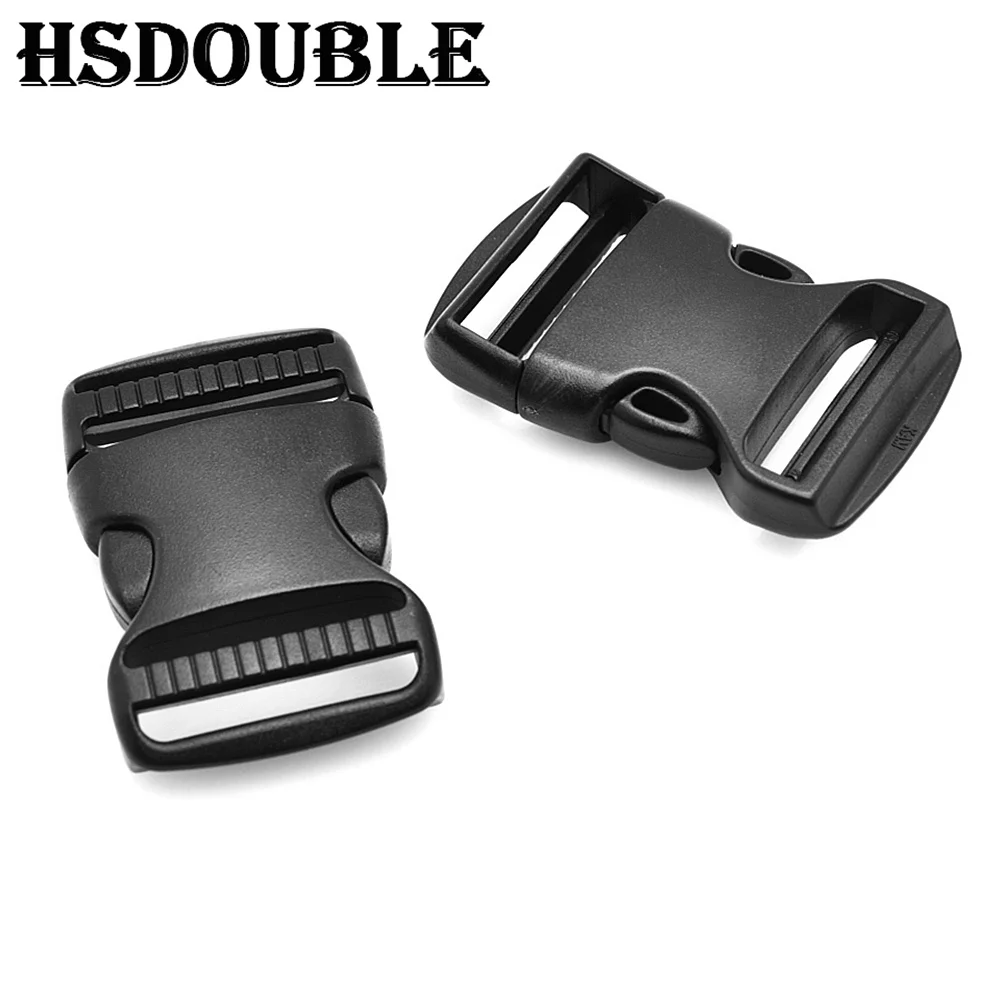 20mm 25mm 32mm~50mm Plastic Hardware Dual Adjustable Side Release Buckles Molle Tatical Backpack Belt Bag Parts Strap Webbing