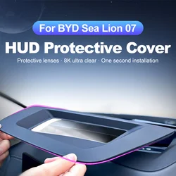 for BYD Sealion 7 Sea Lion 07 EV 2024 2025 Car HUD Protective Cover Head-Up Display Dust Cover Frame Windshield Car Accessorie