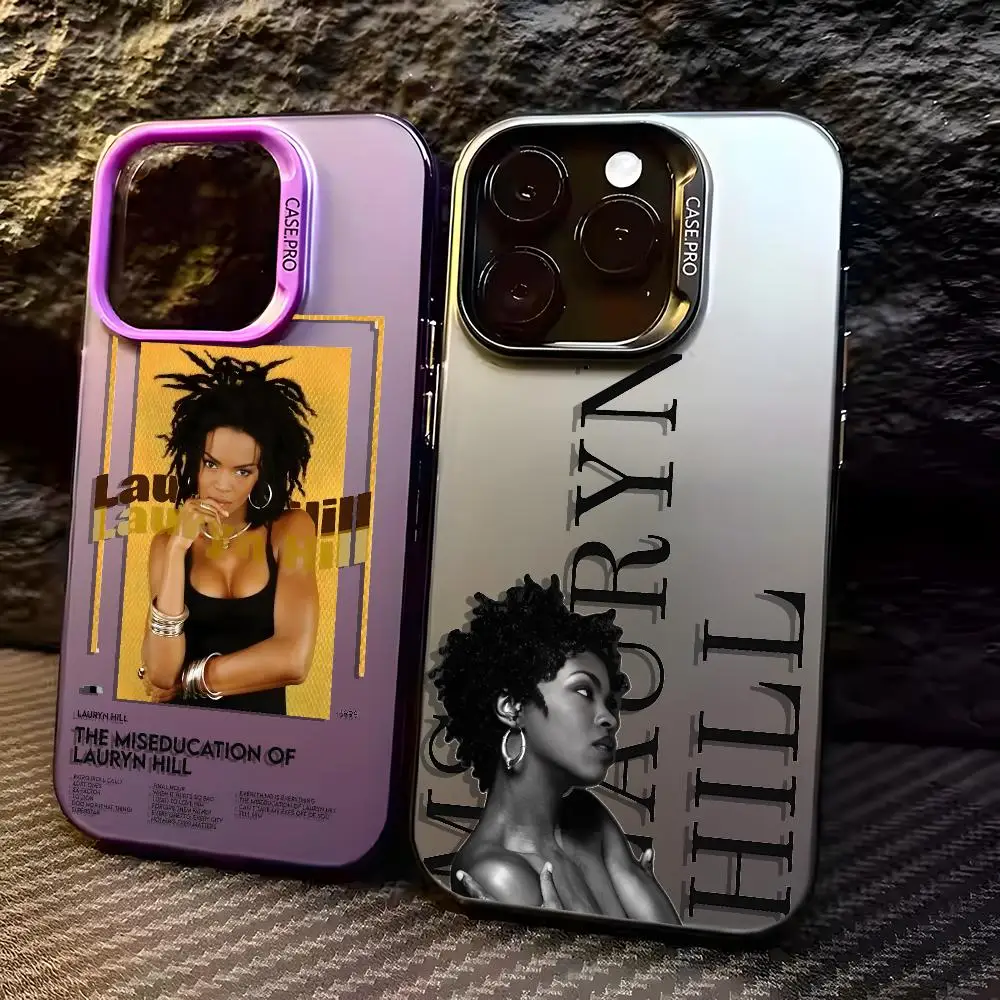 Funda para iPhone 18, 17, 16, 15, 14, 13, 12 Pro Max, diseño Air, colorida, con acabado mate, efecto láser y aurora, resistente a los golpes.