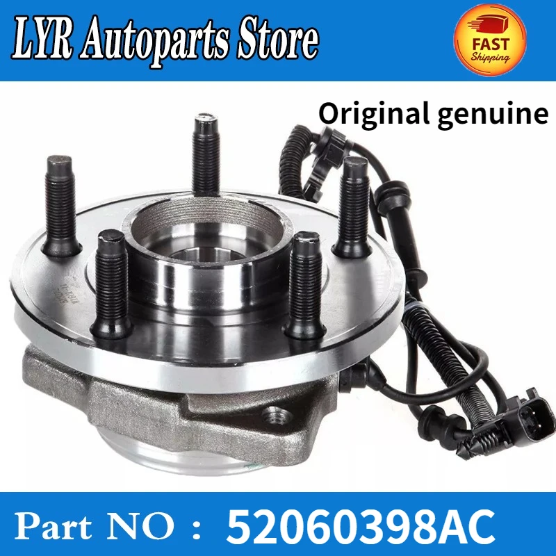 

1 PCS Original genuine Front Wheel Hub Bearing For Jeep Wrangler JK 07-17 52060398AC Factory Low Price Car Accessories