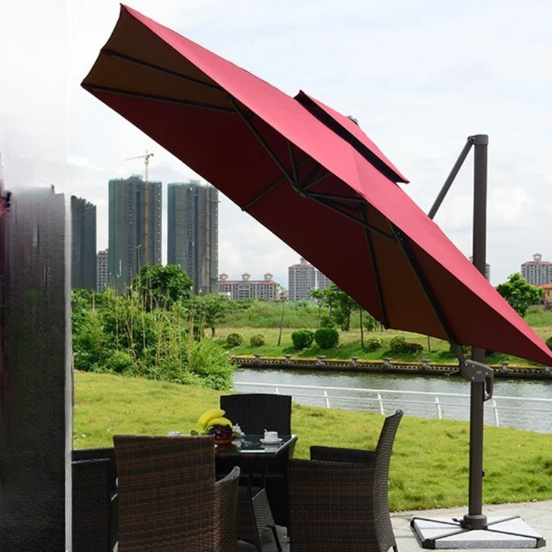 

Outdoor parasol, large umbrella, umbrella cover, windproof, rainproof, waterproof, sun protection, love umbrella thickened