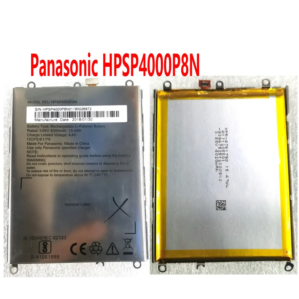 

Brand New Original Panasonic HPSP4000P8N Replacement Mobile Phone Battery 3.85V 4000mAh