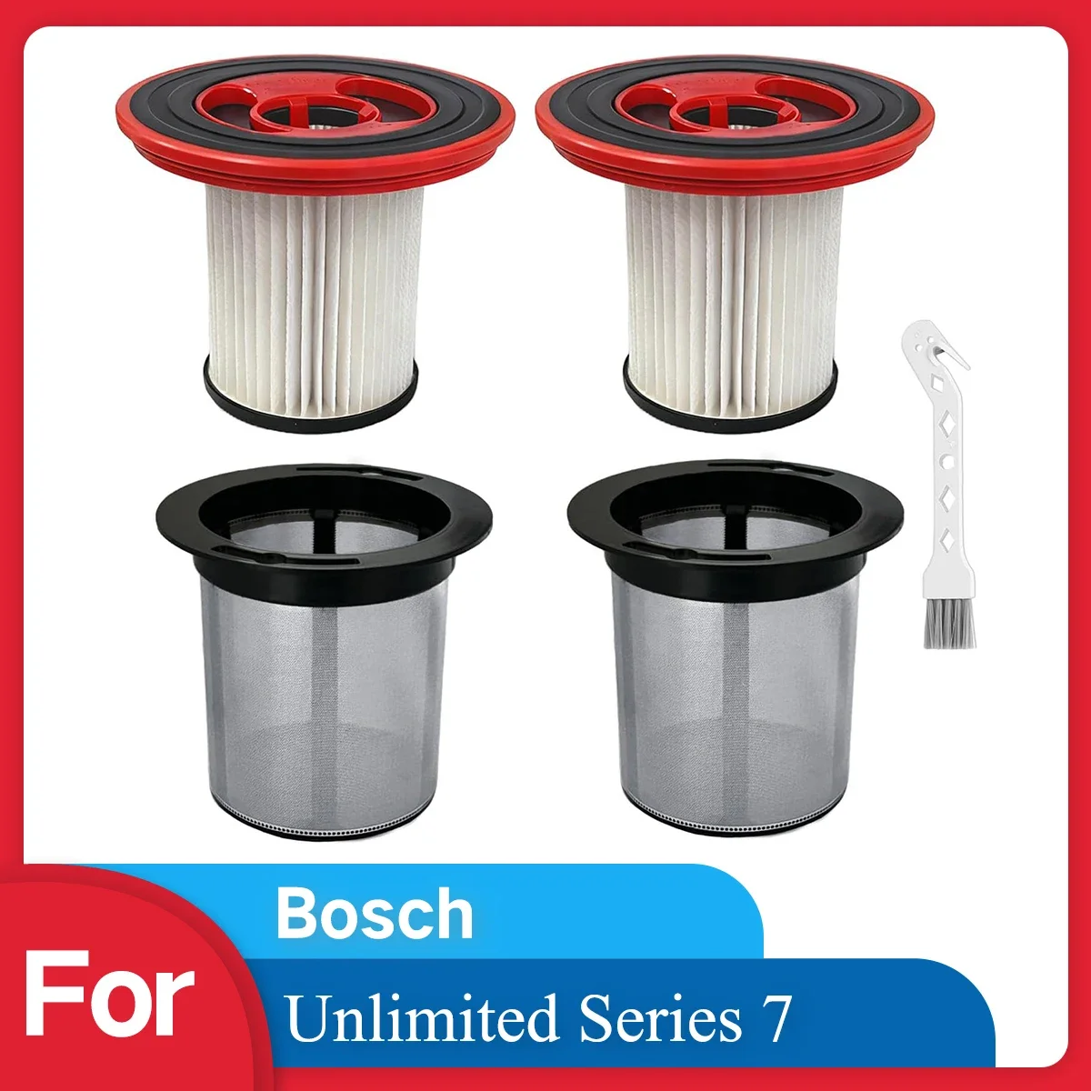 12040193 filtros laváveis para aspirador de pó sem fio Bosch Unlimited Series 7 BKS711XXL BBS711W BBS712A BCS711GB BKS711MALL