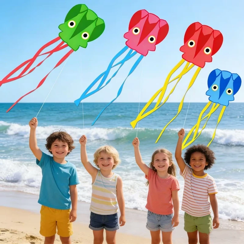 300cm Oktopus-Drachen für Kinder, Spaßspielzeug, Sportdrachen mit Schnur, Outdoor-Spiel, Vogeldrachen, Adlerdrachen, Fabrik, iKite, Nylon