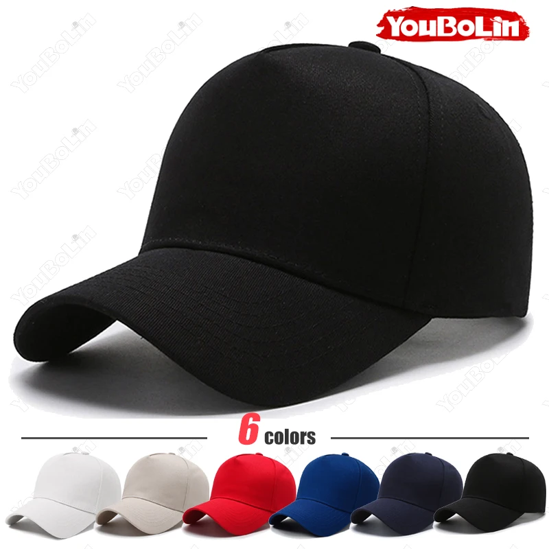 Baseballkappe Hochwertige Einfarbige Baumwoll-Trucker-Mütze Klassische Outdoor-Freizeit-Sport-Sonnenhüte Dad Caps – Detail 1