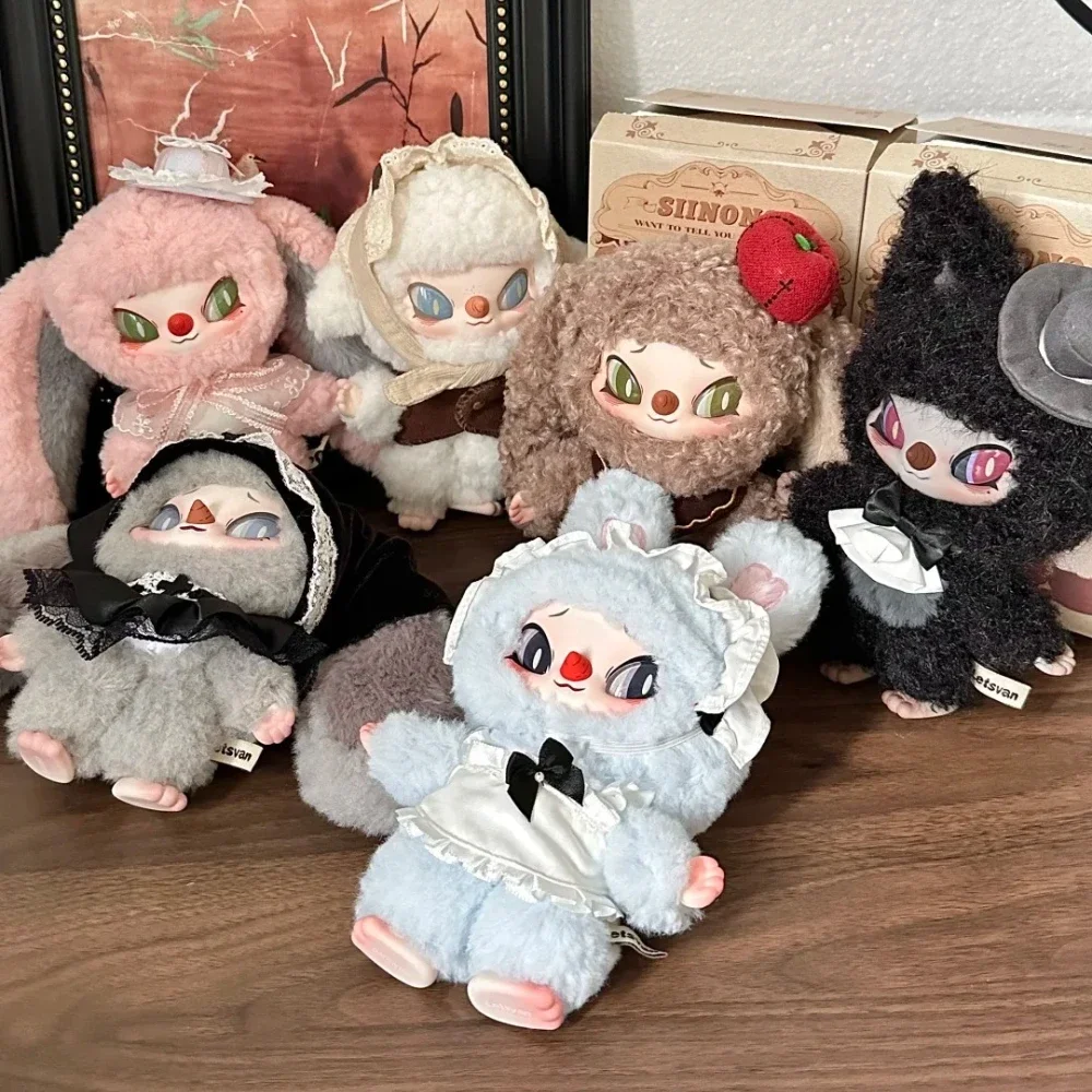 

Letsvan SIINONO Castle Series, плюшевая слепая коробка, аниме-фигурка, кавайный сбор, брелок-сюрприз, загадочная коробка, виниловая подвеска для лица, подарок