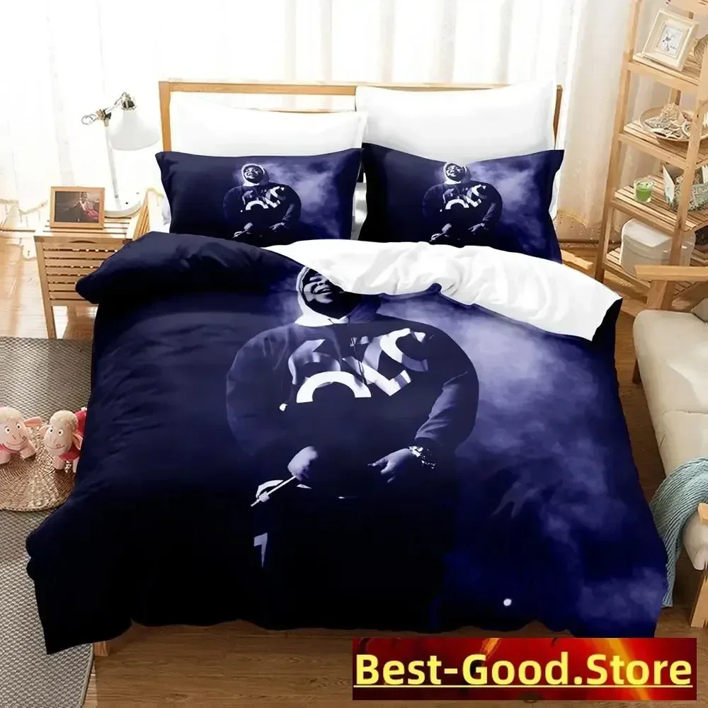 2025 Popular Rod Wave 3D Print Comforter Bedding Set,Duvet Cover Bed Set Quilt Cover Pillowcase,King Queen Size Bedding Set Kid