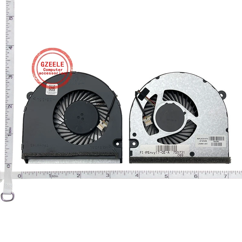 CPU cooling fan for HP Envy 17-ce 17m-ce0013dx 17m-ce100 TPN-W145 17-ce0008ca 17-ce1035cl series L52661-001 NS85C25-18J05 fan