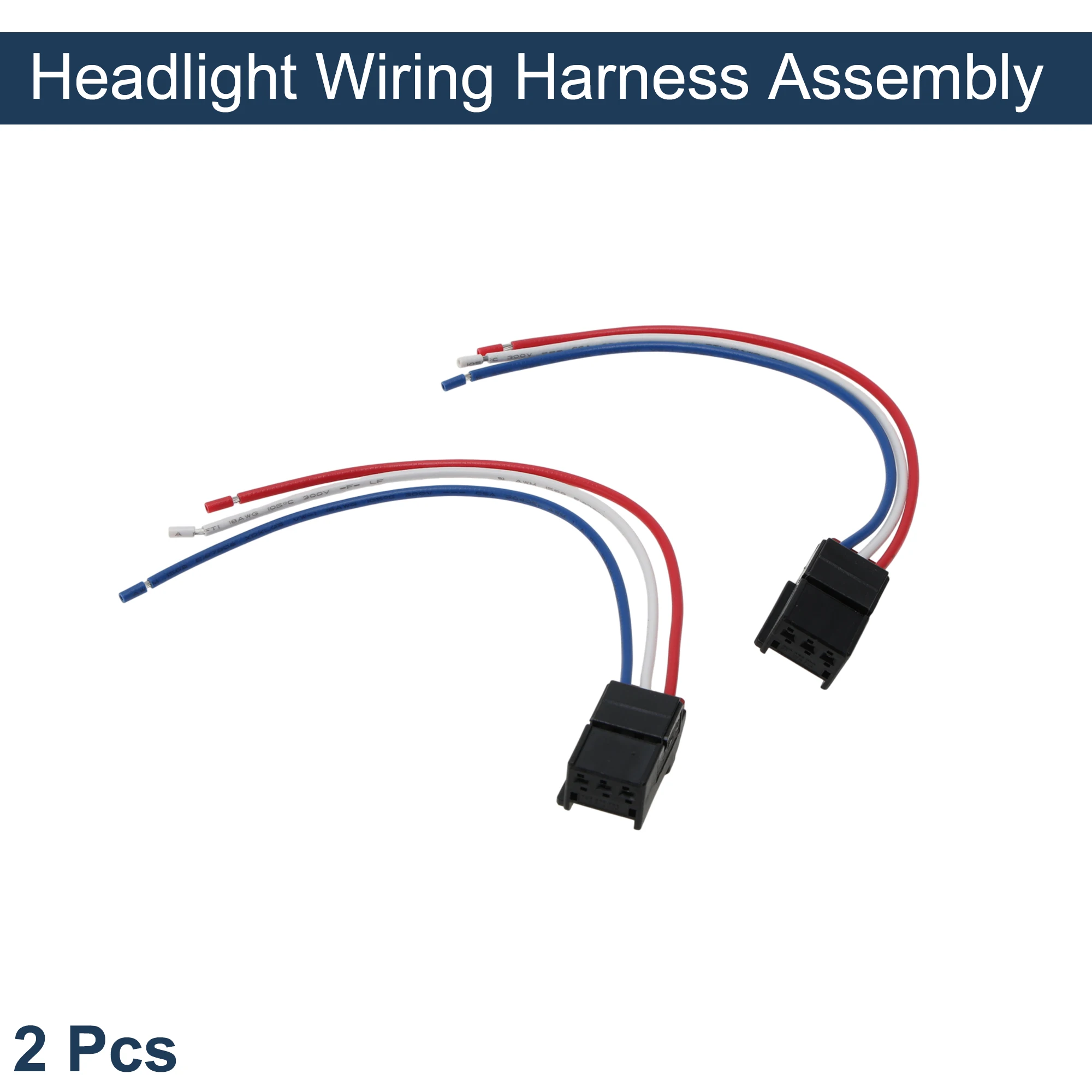 

X Autohaux No.7N0972703 Headlight Wiring Harness Assembly for Volkswagen Golf Taillight