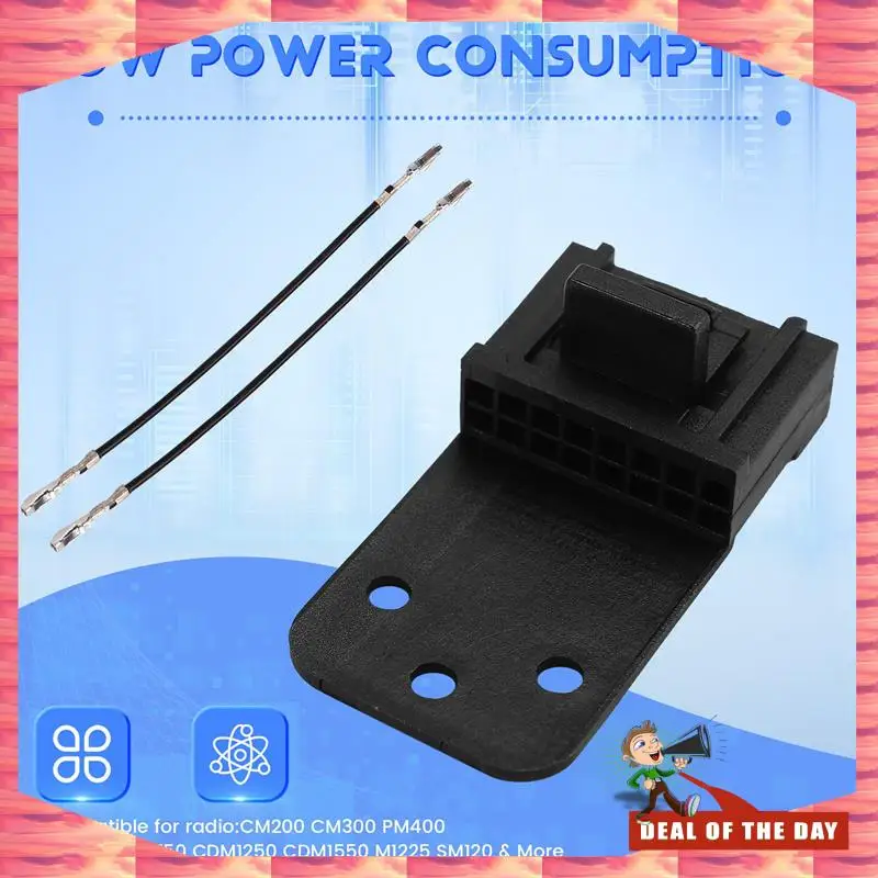 24-Hour Delivery 18X Accessory Connector Kit For Motorola CM300 16 Pin Radios HLN9457 And HLN9242