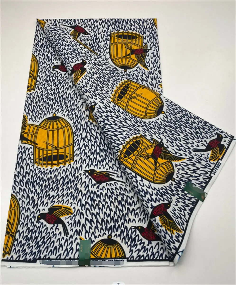 

Newest Comfortable 100% Cotton Veritable Real Wax Soft Original African Wax Print Fabric Tissue Ankara Wax Fabric Nigeria Style