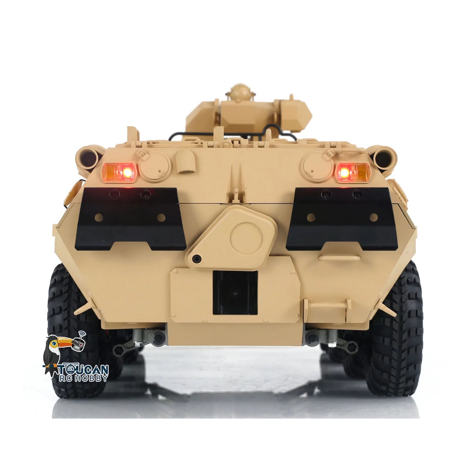 CROSSRC-Véhicule amphibie de transport blindé 1/12 RC, BT8 8X8 RTR, peint, radiocommande, voiture militaire RC, lumière, système sonore, jouets