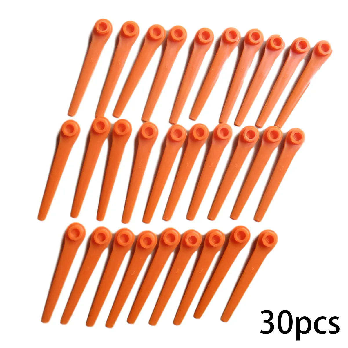 

30pcs Grass Trimmer Part Plastic Blade Equipment Garden Accessories High Quality Garden Grass Cutter Trimmer Lawn Mower Blades