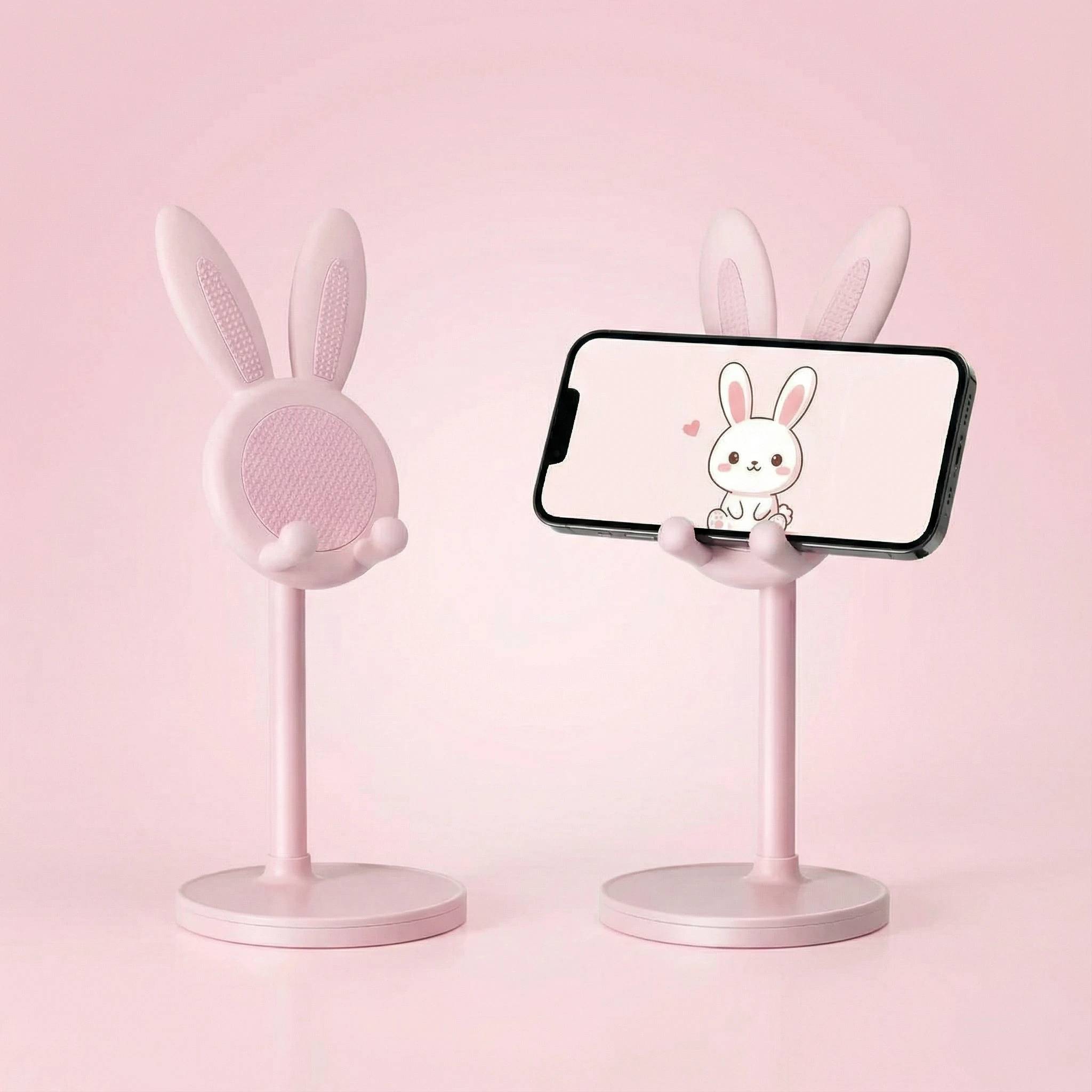 Supporto per telefono e tablet Cute Bunny: design antiscivolo per telefoni cellulari e tablet da 4-12,9 pollici