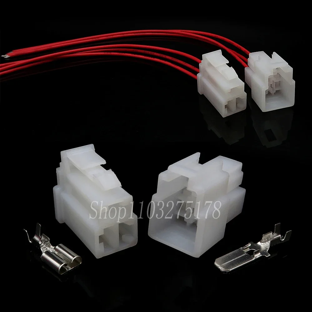 1 Set 3 Pin 6070-3471 6070-3481 Car Cable Connector Automobile Modification Plug Plastic Housing Wire Adapter
