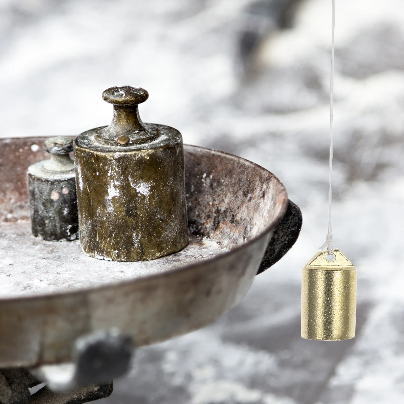 Gewichte im Vintage-Skala, mechanischer Präzisions-Lebensmittelkoffer, robuste Küche, kommerzielle Plattform, Fleischgewichtsmessung