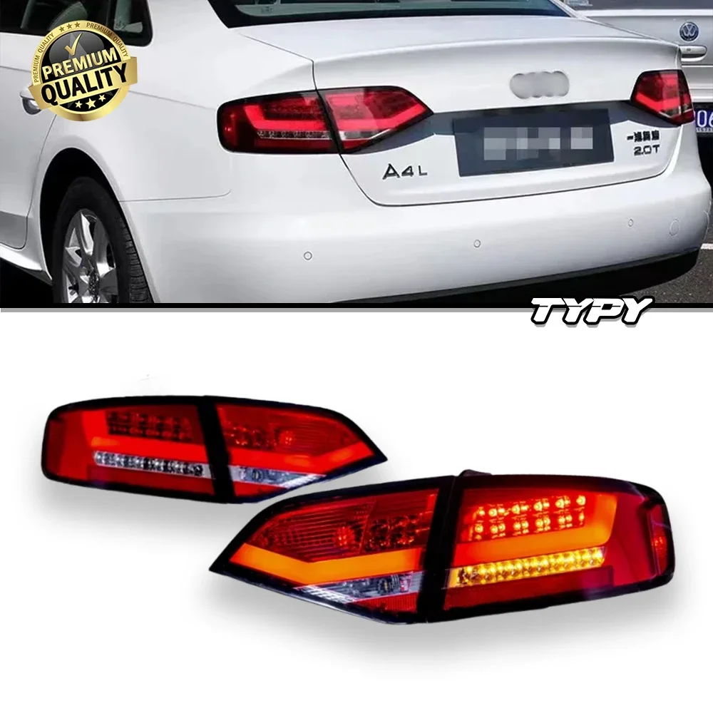 Car Light For Audi A4 B8 Tailights 2009-2012 Upgrade Modified To New DRL Dynamic Turn Signal LED Taillight Auto Accessories