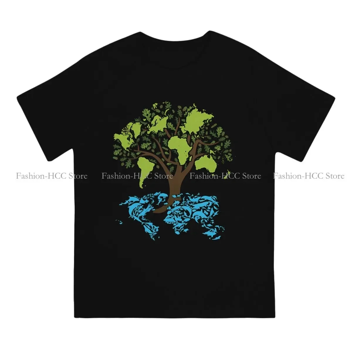 Earth Day Ecology Science Hipster TShirts Environmental Protection and Technology Men Style Fabric Tops T Shirt